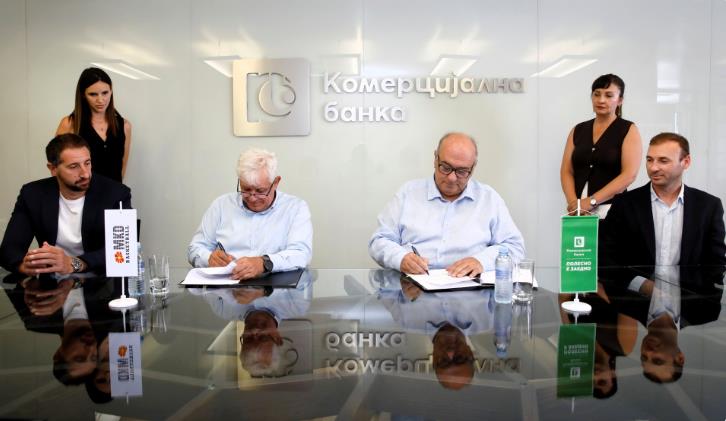Кошаркарската федерација на Македонија и Комерцијална банка ја продолжија соработката