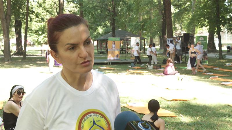 Светскиот ден на јогата се одбележа и во Скопје