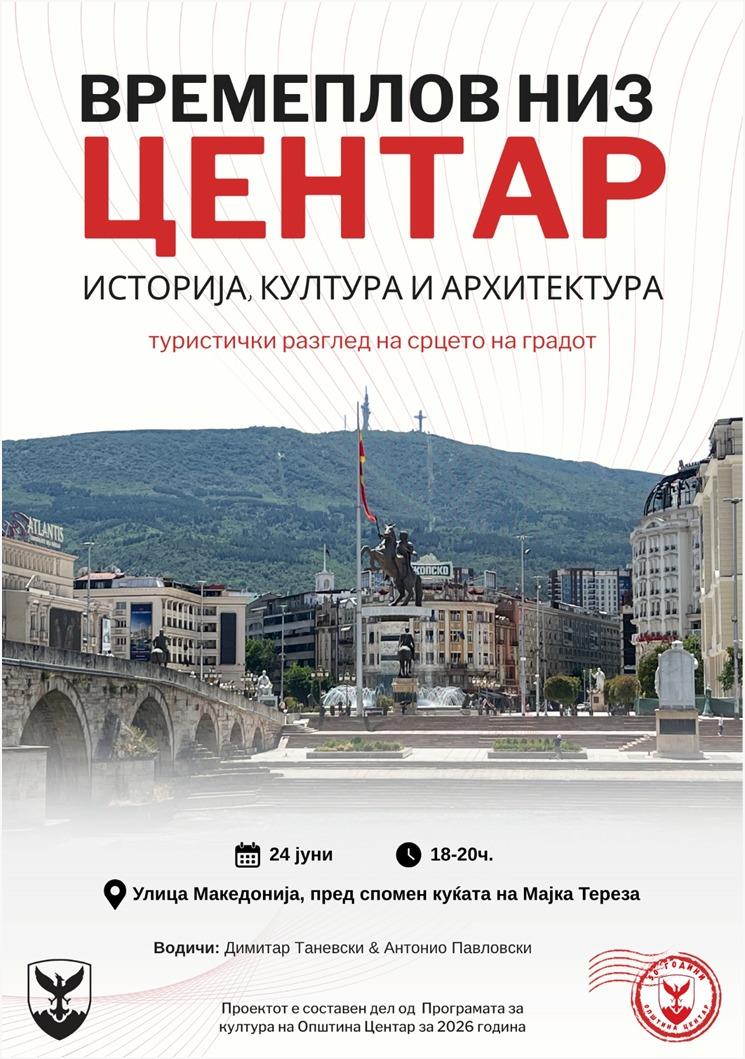Герасимовски: Времеплов низ срцето на Скопје, запознајте ја  историјата, културата и архитектурата на Центар