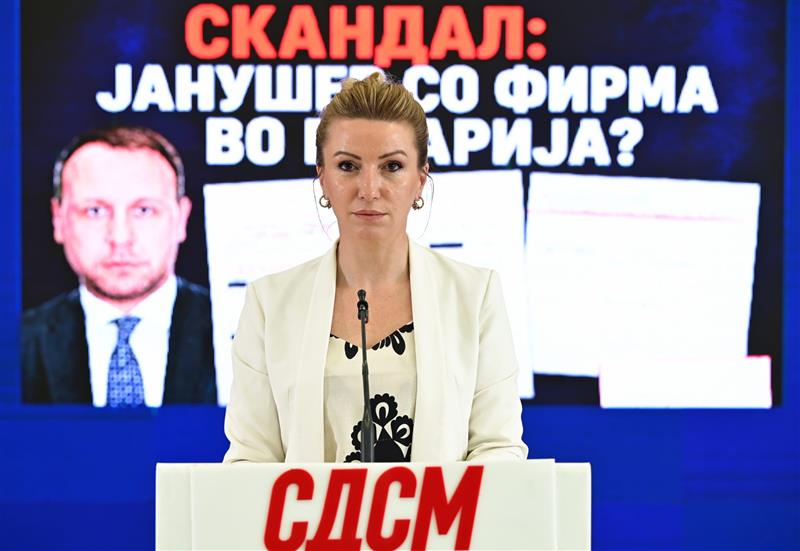 Кузеска: Нов скандал во Владата на Мицкоски - Јанушев со фирма во Бугарија?