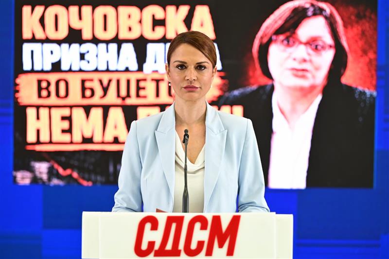 Поповиќ: Кочовска призна дека во Буџетот нема пари - со зголемување на дефицитот се кршат и законите