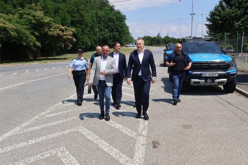Директорот на БЈБ Јанев во работна посета на Полициското одделение и Граничниот премин Ново Село