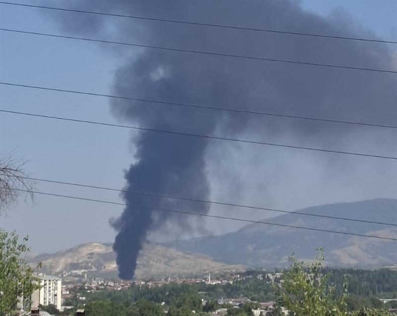 Гори дива депонија во Шуто Оризари