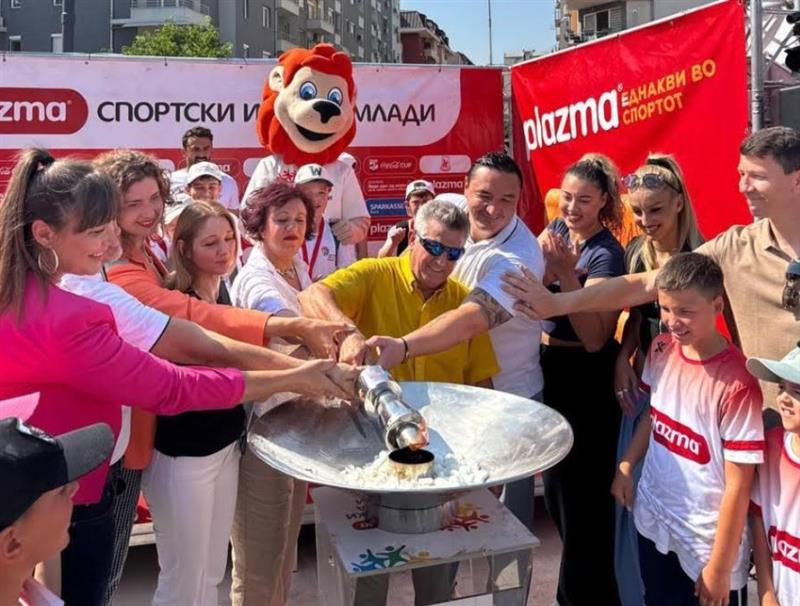 Ристовски ги поздрави учесниците на Државното првенство на „Плазма спортските игри за млади 