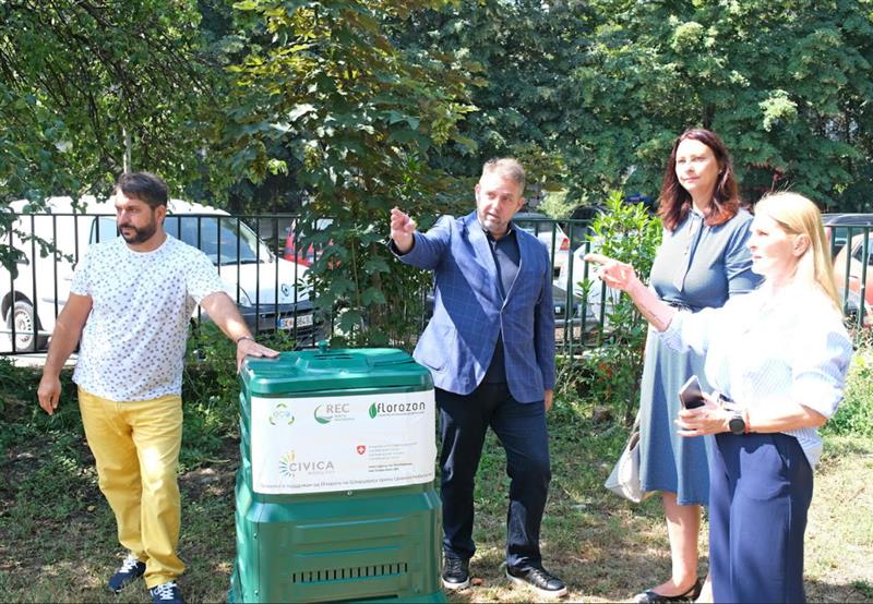 О. Карпош: Нова компостара во градинката „Орце Николов“