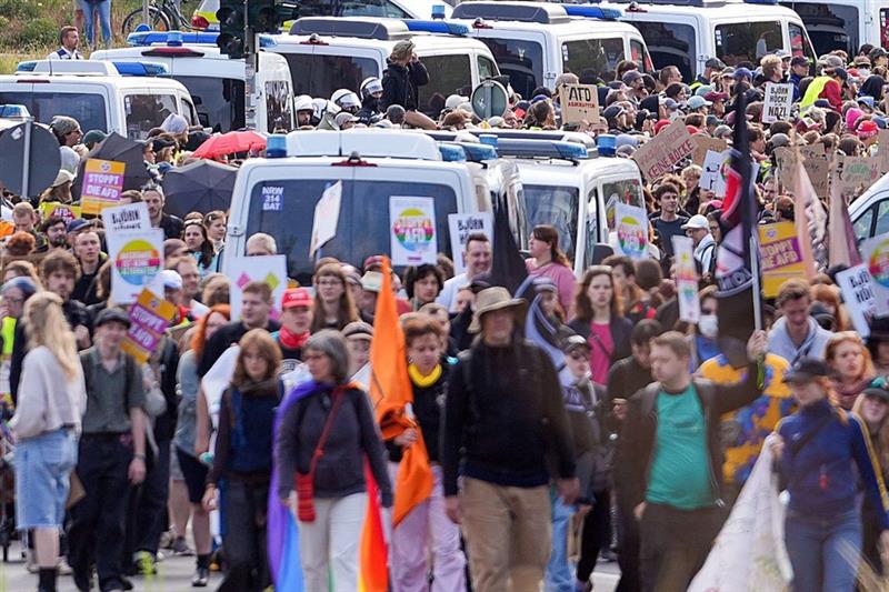 Илјадници на протест против АфД во Ерфурт