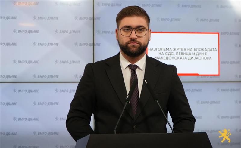 Манасиевски: Најголема жртва на блокадата на СДС, Левица и ДУИ е македонската дијаспора