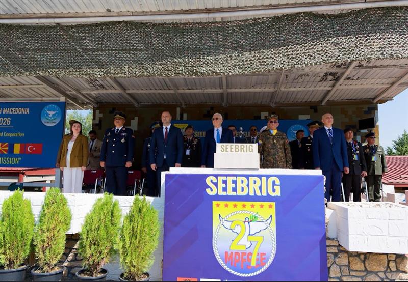 Мисајловски на затворањето на Командата на SEEBRIG во Куманово