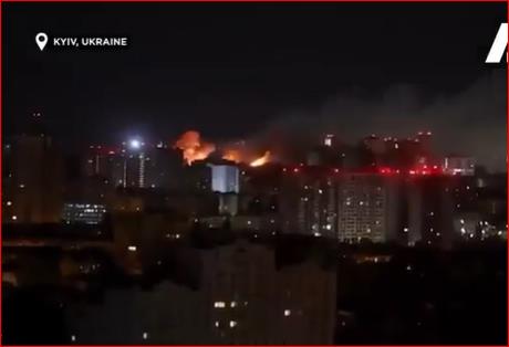Видео: Одмазда за „рускиот Амазон“, силен напад врз Киев