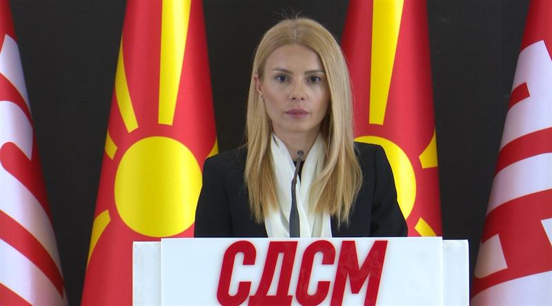 Штерјова: Нема чиста вода за граѓаните, нема струја, а Мицкоски и ВМРО за профит туркаат дата центри