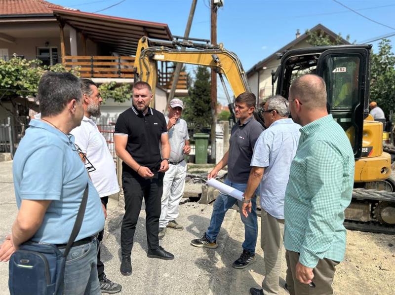 Општина Аеродром: Почна реконструкцијата на улицата „Ѓорѓи Капчев 5“
