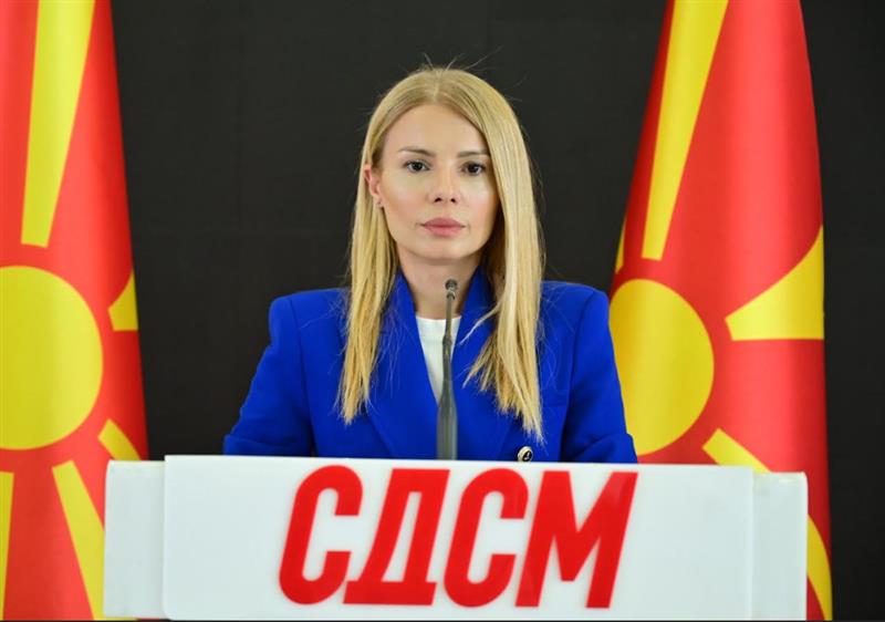 Штерјова: Савески да постапи по кривичните пријави од СДСМ - одговорност за труењето во Гостивар и тепањето млади