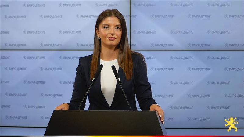 Бојковска: Со ВМРО-ДПМНЕ платите растат за 70% повеќе, а пензиите за цели 325%, значително побрзо граѓаните добиваат повеќе и живеат со поголема економска сигурност