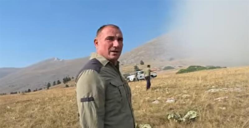 Ангелов за пожарот кај „Јасен“: Сите три ‘Ер трактори’ се вклучени во гаснењето