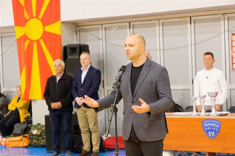 Министерот Мисајловски на отворањето на централниот Меморијален турнир во чест на загинатите бранители