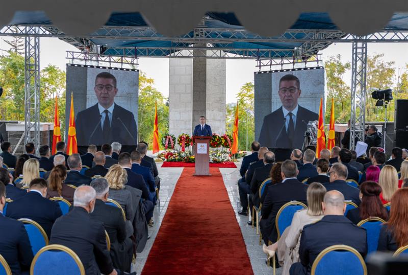 Мицкоски: Македонија не е создадена за да стои во место, Македонија е создадена за да победува