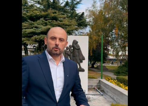 Ѓорѓиевски: Го вративме вандализираното спомен-обележје на децата бегалци од Егејска Македонија