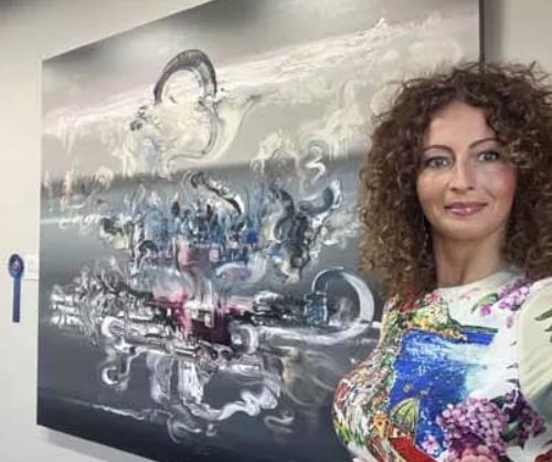 Прво место за Дивна Пешиќ Грозданов на натпреварот за најдобри апстрактни експресионисти