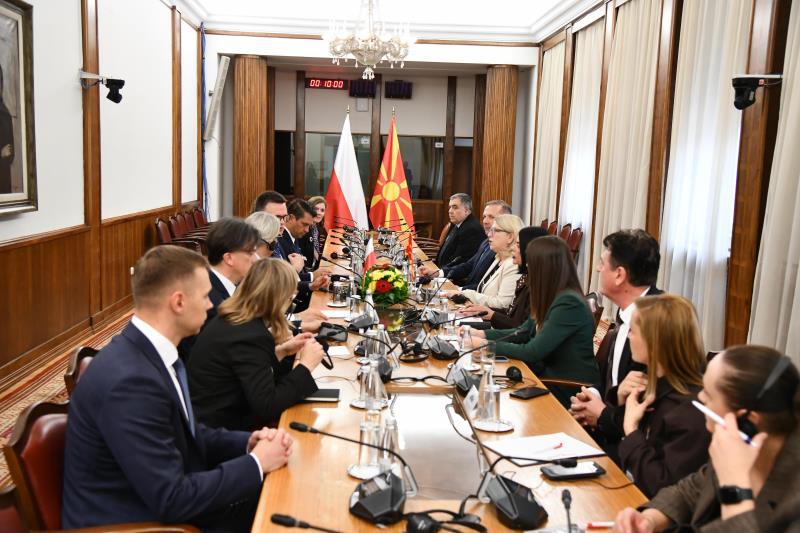 Потврдена поддршката на Полска за европскиот пат на Македонија