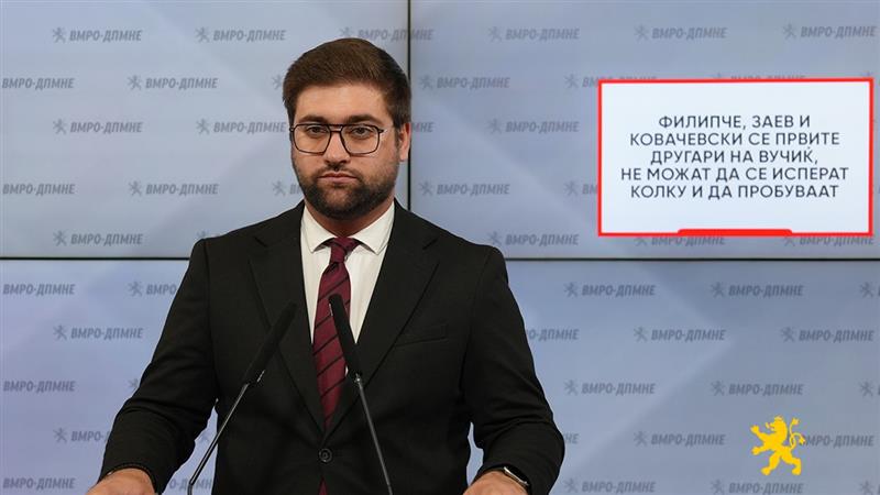 Манасиевски: Филипче, Заев и Ковачевски се првите другари на Вучиќ, не можат да се исперат колку и да пробуваат