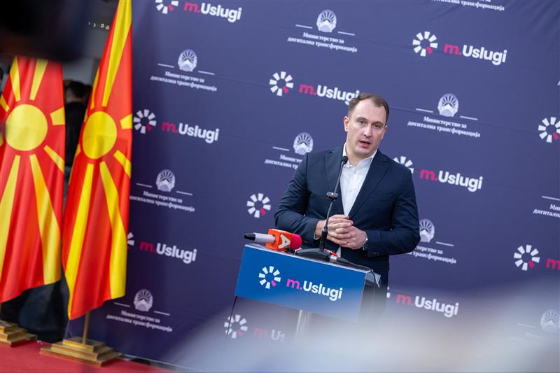 Андоновски: m.Uslugi е почеток на нов однос меѓу граѓанинот и државата – јавните услуги и документи директно во мобилниот телефон