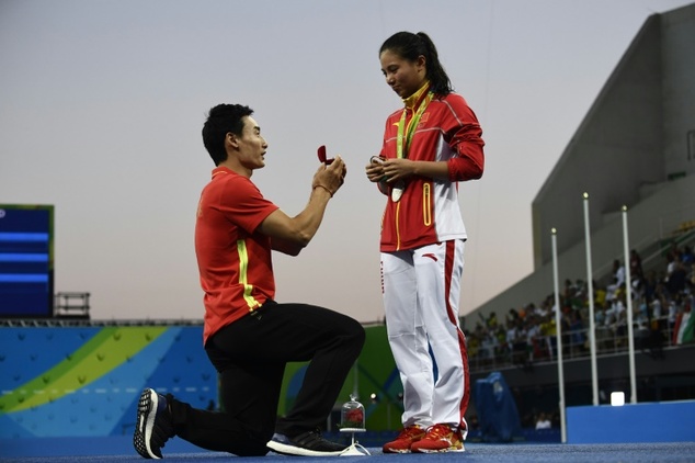 Романтично запросување на Олимпијадата во Рио