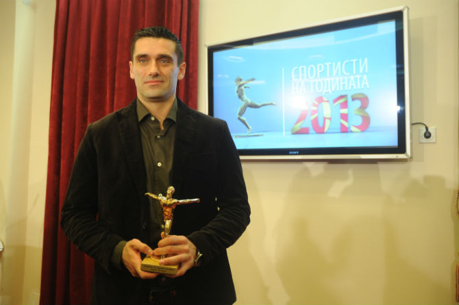 Лазаров најдобар спортист на Македонија за 2013.та